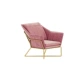 Bắc Âu tối giản đồ nội thất hiện đại sắt rèn ghế sofa lưới màu đỏ thời trang quần áo quán cà phê ghế sofa kết hợp bàn cà phê - Bộ đồ nội thất