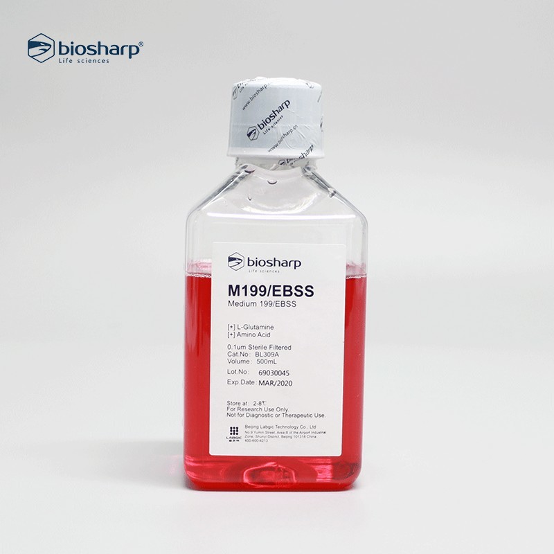 M199液体培养基含酚红HEPES不含丙酮酸钠 biosharp BL309A