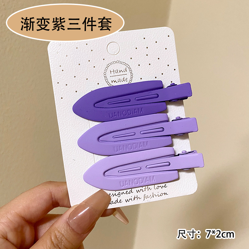 images 16:Wireless hair clip female BB clip side forehead Liu Hai side with small hair card makeup card duck mouth clip
