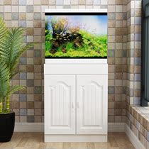 Eurostyle Fish Tank Bottom Cabinet Underframe Base Straw Cylinder Fish Tank Shelf Table Fish Tank Aquarium Waterproof