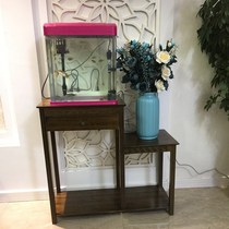 Small fish tank rack with small household aquarium base green-planted fish tank integrated in the living room fish tank bottom cabinet fish tank shelf