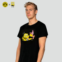 Dortmund BVB Germany Official Summer New Sponge Baby Joint Series Short Sleeve T-shirt Adult Children