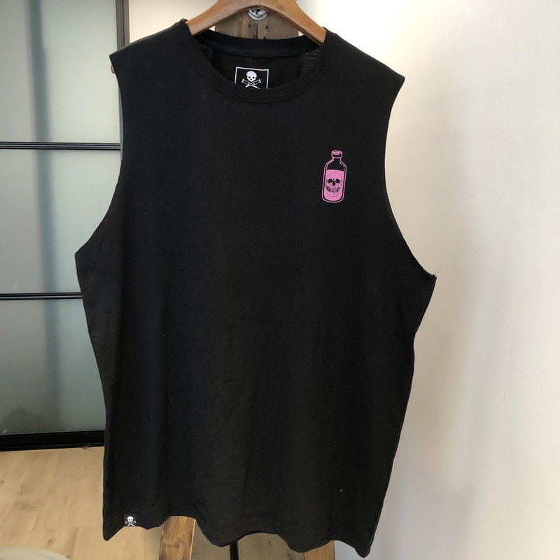 European and American Style Men's Sleeveless T-Shirt, Cropped Tank Top, Metal Rock Skateboard Style, Prankster Funny Show European and American Style Men's Sleeveless T-Shirt, Cropped Tank Top, Metal Rock Skateboard Style, Prankster Funny Show