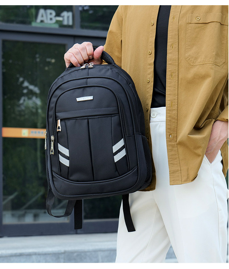 日常上班通勤小号双肩包男大容量商务出差14寸电脑背包防泼水耐用详情23