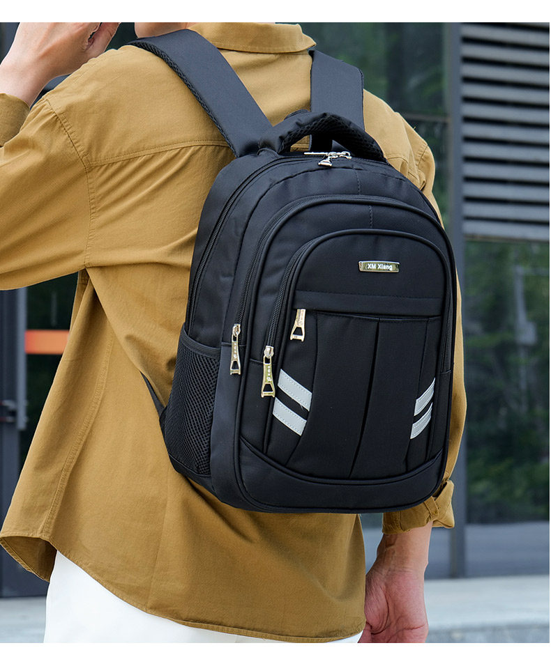 日常上班通勤小号双肩包男大容量商务出差14寸电脑背包防泼水耐用详情22