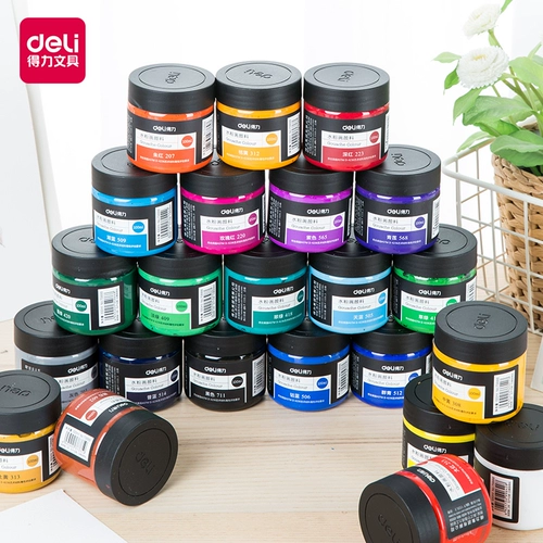 Канцтовары, пигментированная художественная гуашь для начинающих для школьников для рисования, 100 мл