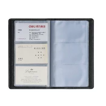 Deli Business Cark Book 5792 Имитация кожаная лапша мужская визитная карточка клип 180 карт книг