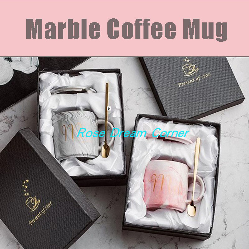 Marble Coffee Mug Mr Mrs Couples ValentineDay Gifts Tea Cup