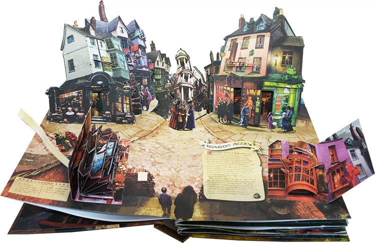 Spot импортированная оригинальная английская книга-поп-ап Гарри Поттер Коллекция Издание 3D Замок Хогвартс