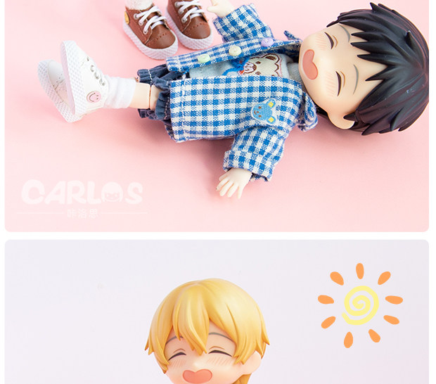 одежду полу ребенка ob11娃鞋 百搭笑脸运动鞋小白鞋鞋子molly holala gsc 12分bjd p9 Carlos