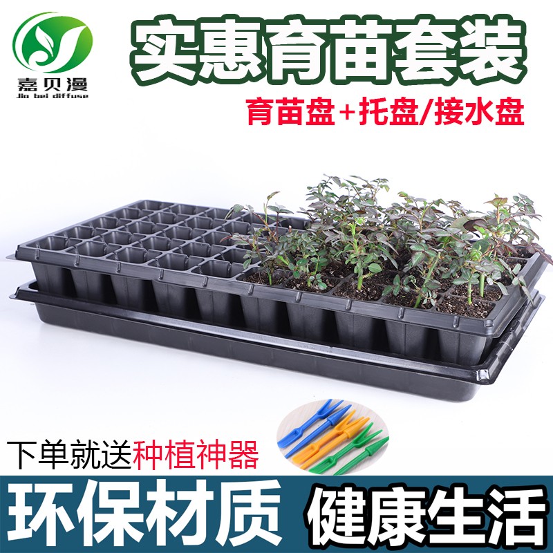 Nursery Tray Family Nursery Cultivation Theorizer Suit Nutrition Bowl Vegetable Multi-Meat Breeding Cuttage Box Agricultural Pallet-Taobao