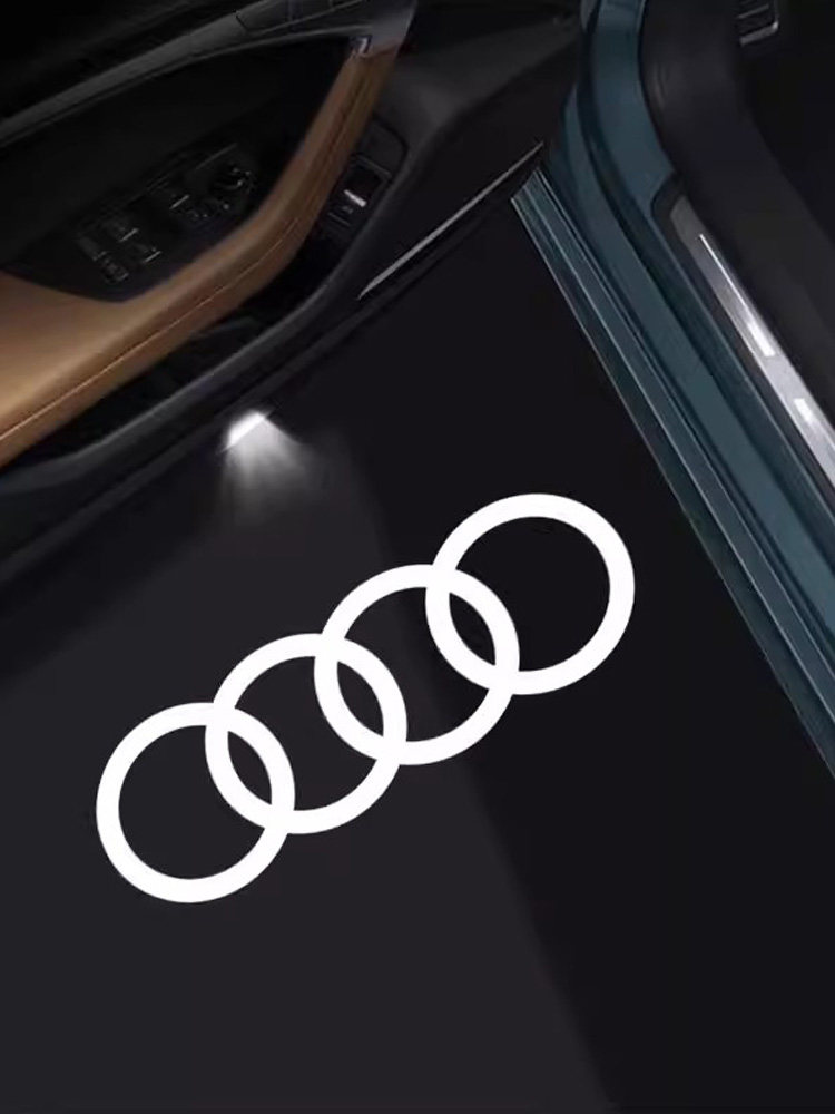 Suitable for Audi A8/A6L Welcome Lights, Car A4A7 Floor Ambient Decorative Lights, Q2Q5Q8 Door Projection Lights