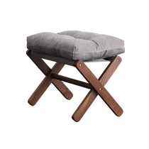 Sofa footstool living room nap footstool office leg stool tilted footstool footstool folding solid wood stool