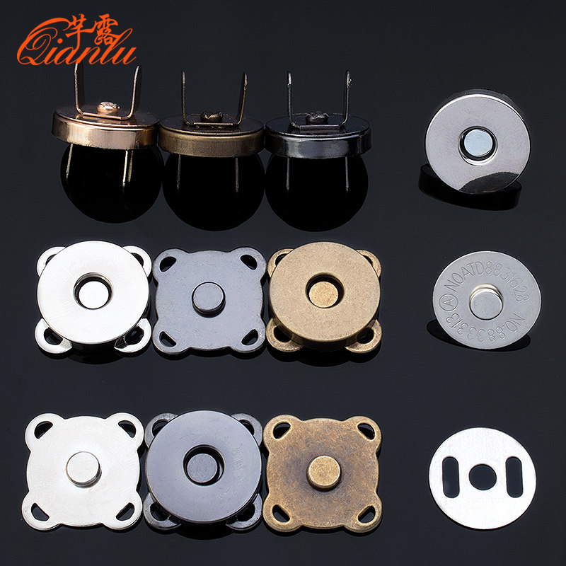 Metal Button Round Magnet Magnet Button Strong Coat Coat Jacket Button Invisible Concealed Buckle Bag Accessories