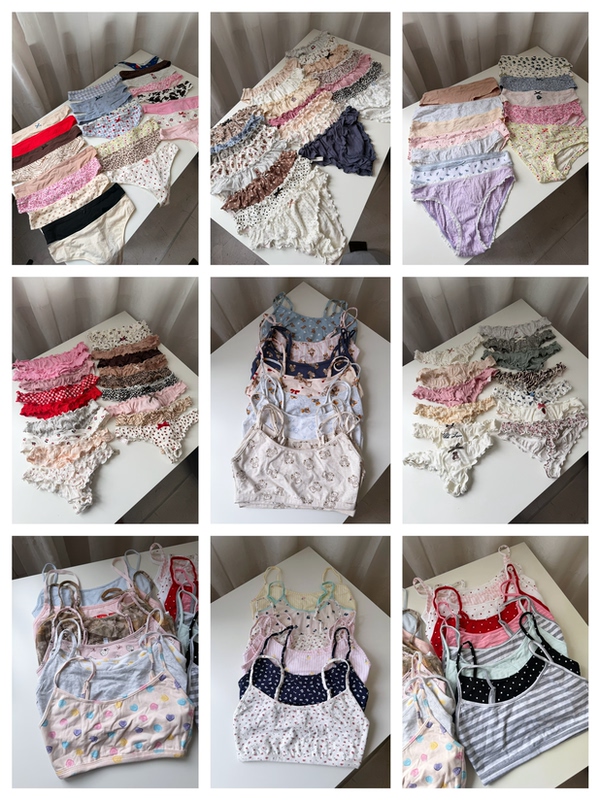 No Returns or Exchanges. Export Order. Cute Bm Style Vests and Underwear for Young Girls, Various Styles, Sizes 0-55 No Returns or Exchanges. Export Order. Cute Bm Style Vests and Underwear for Young Girls, Various Styles, Sizes 0-55