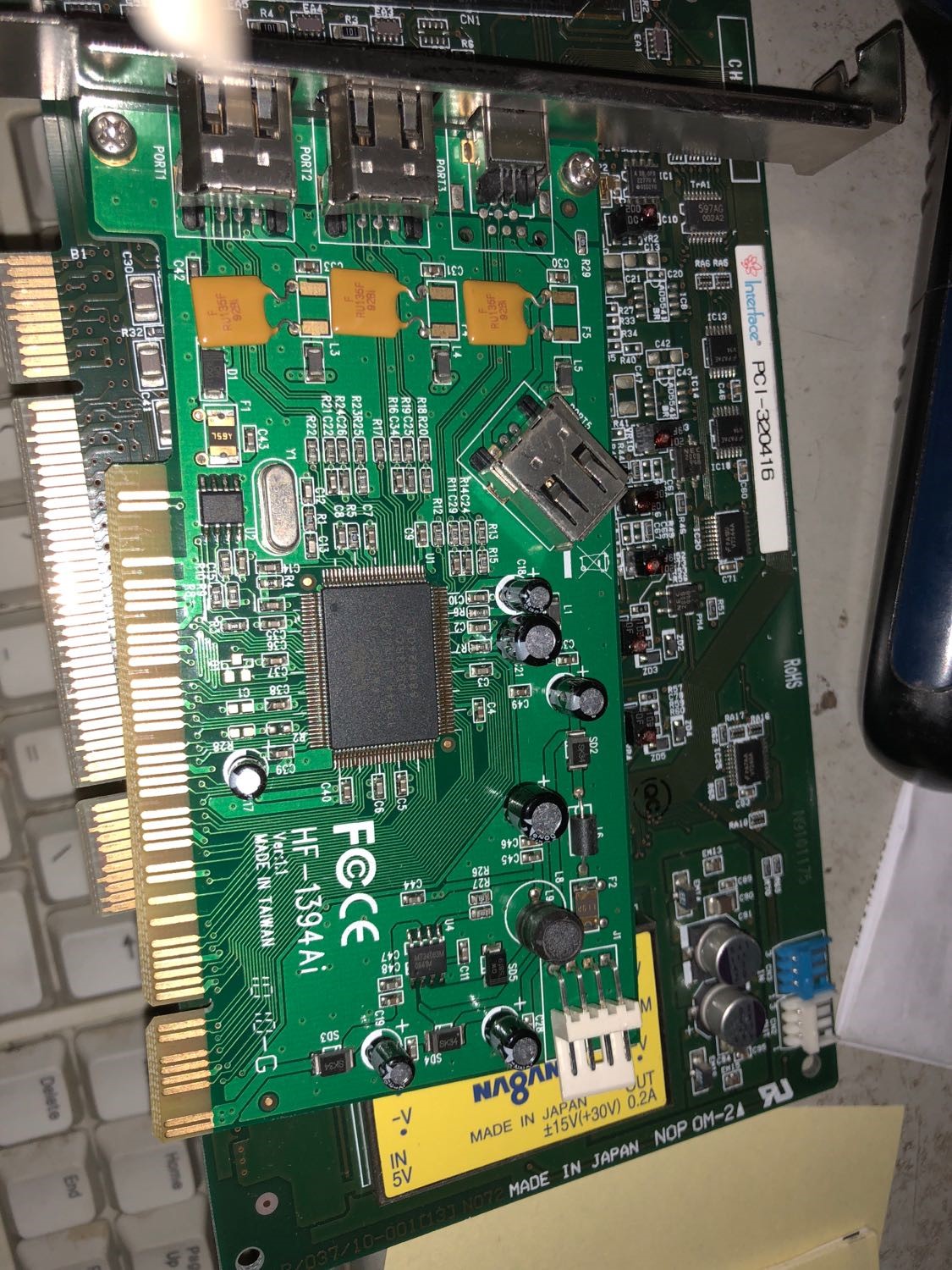 HF-1394AI COLLECTION CARD 1394 LSI L-FW323-06 chip bargain price