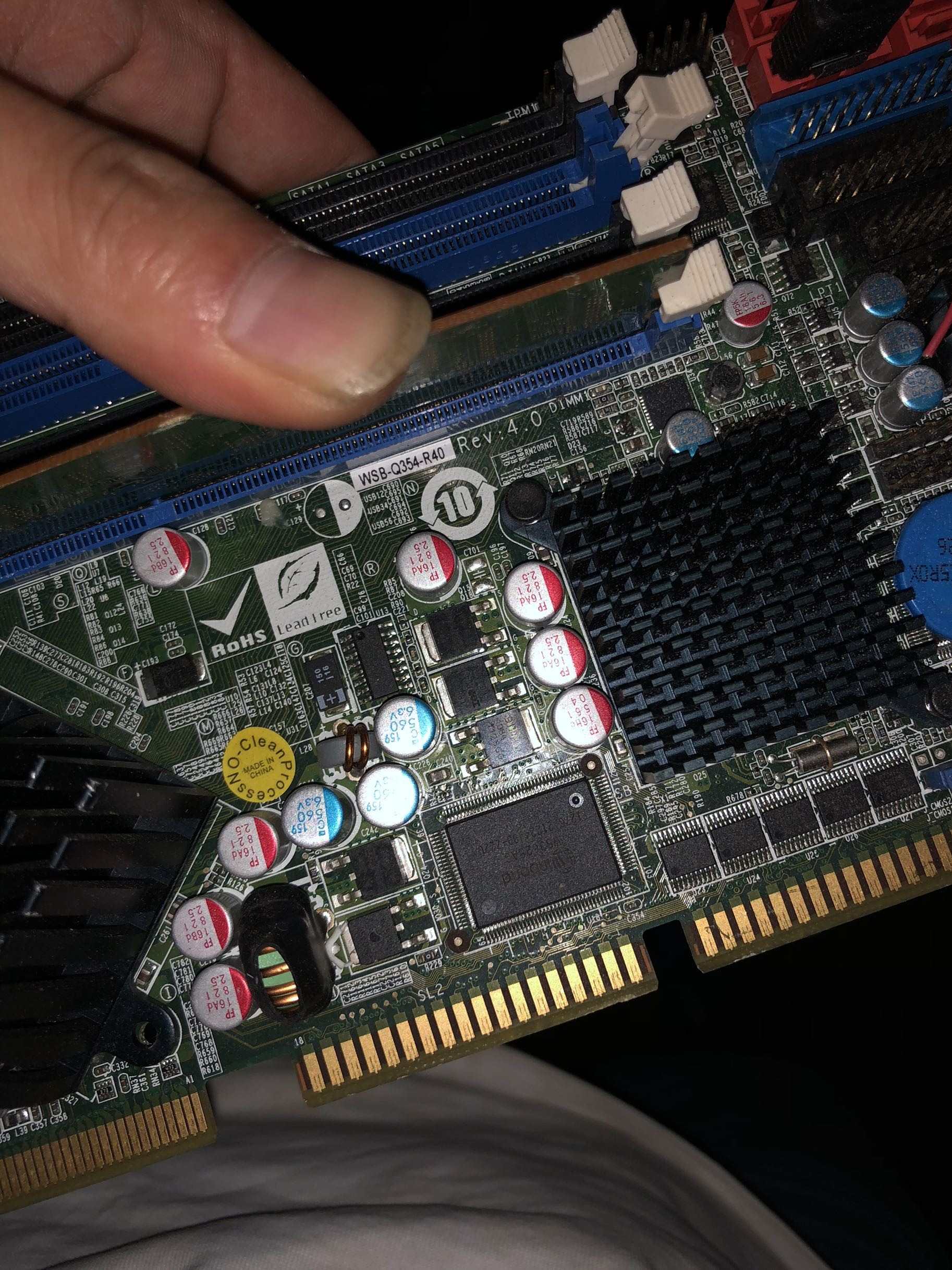 Weiqiang WSB-Q354-R41 REV 4 1 industrial computer motherboard 775 pin Q35 dual network port motherboard