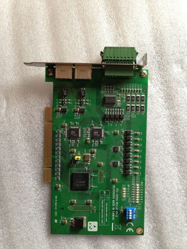 Research and development PCI-1202U 2 port RS-485 main station card data mining set card movement control