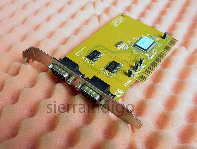 FCC:H9MSER40XX ver: 1 0 adapter card double RS-232 RS232 connector