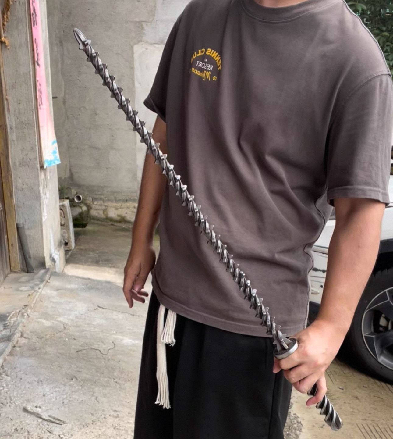 🔥龙泉刀剑防身神器,雷公鞭扭转长鞭短棍摆件 -太极棍-淘宝好物网