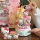 Hello Kitty Gemini Sanrio Music Box Moonlight Club Assembling Fun High Building Blocks Educational Toy Birthday Gift