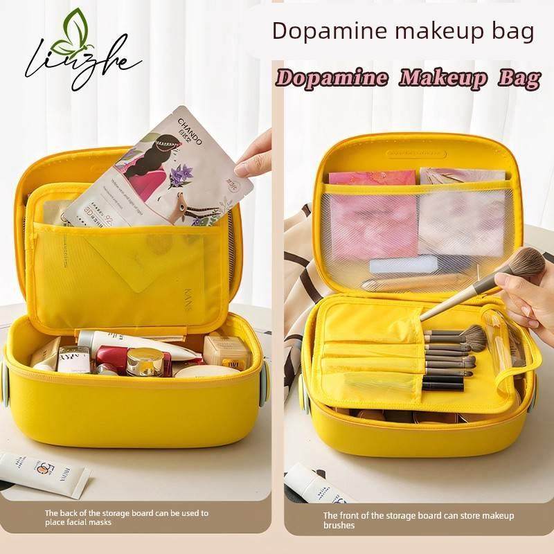 Dopamine Travel Toiletry Bag for Women, Large Capacity, Portable, 2026 New Model, Cosmetic Storage Bag, Business Trip Shower Bag