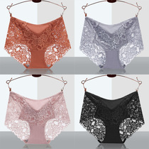 Lace mid-waist underpants female pure cotton bacteriostatic crotch Hip Lady Love Flirting sexy Phantom 2022 New Fashion