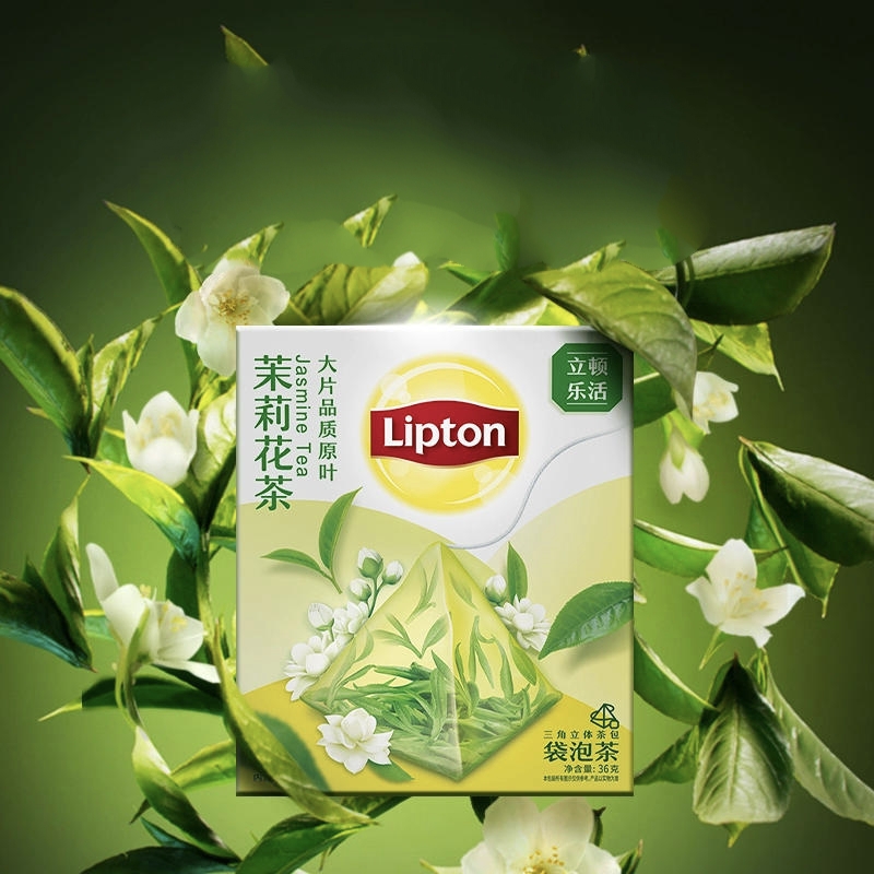 立顿茉莉花茶三角茶包