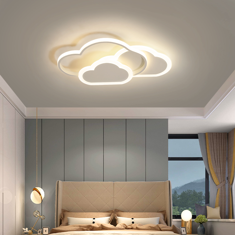 Children's room lamp ceiling lamp net red lighting girl princess room lamp cloud lamp bedroom lamp room lamp Nordic lamps