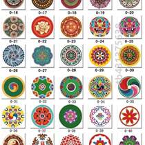 Performance props fan drum cowhide dance out Reba children Tibetan Taiping drum flower_daughter handle