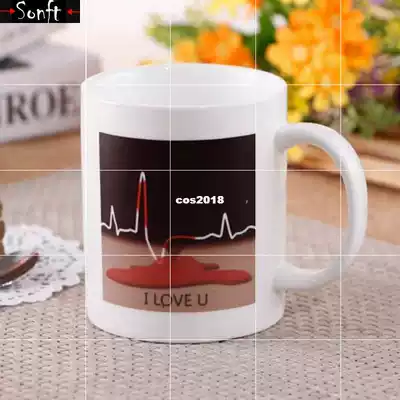 4 Styles Color Changing Coffee Mugs Creative Heat Senstive