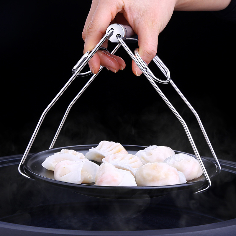 Anti - hot clamp dishwasher stainless steel dish disk clip 304 Clipper Kitchen supplies