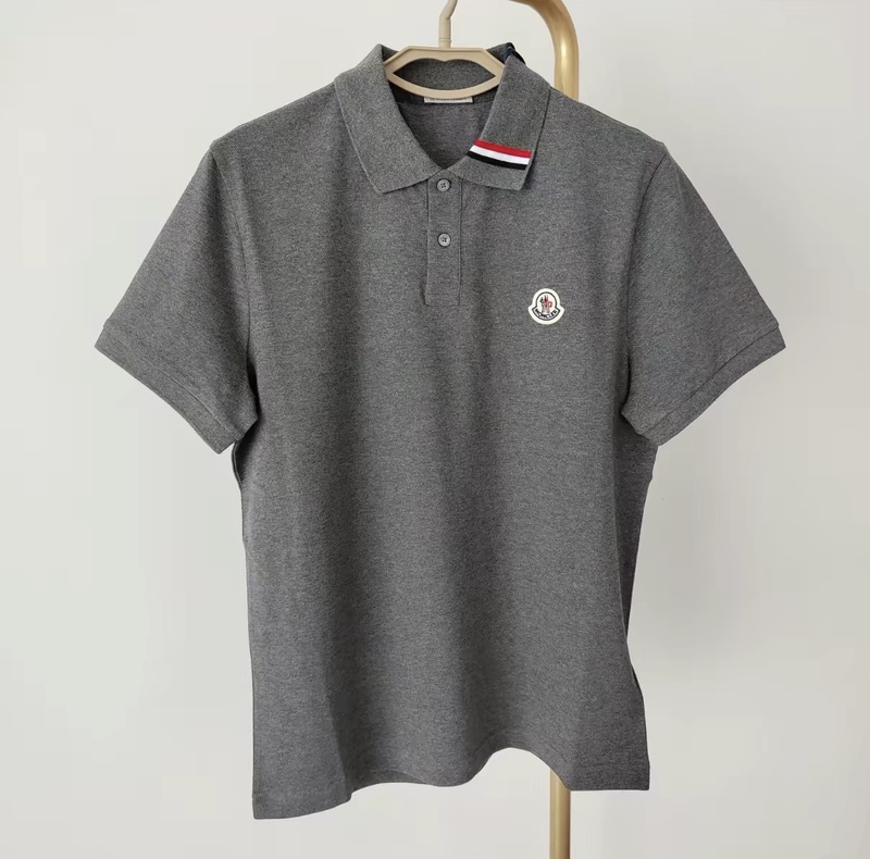 Moncler Men's Spring and Autumn Shirt Collar Polo Top Moncler Men's Spring and Autumn Shirt Collar Polo Top