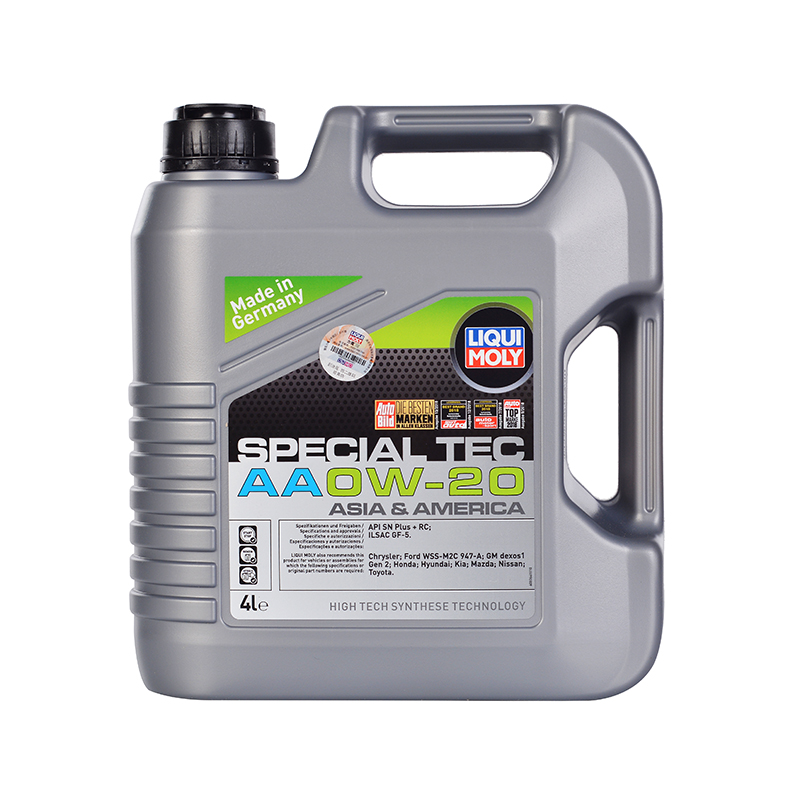 German Force Magic Trick AA Total Synthetic Oil 9705 0W20 4L SN Japan South Korea-U.S. models apply