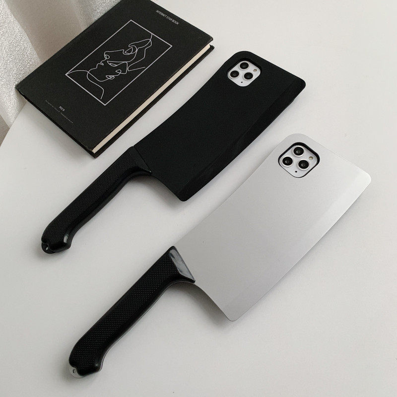 Star trembling with the same creepy kitchen knife suitable for 11 13Pro Max Apple 12 mobile phone protection shell iphone11 silicone x xr xsma female 7p personality 8p
