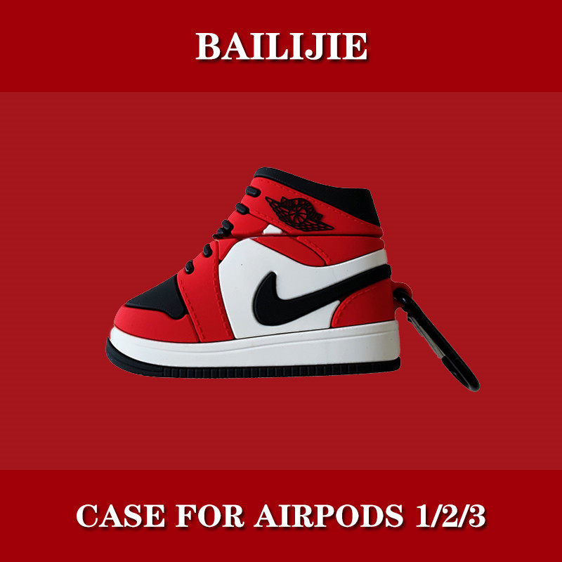 Creative personality aj sneakers airpods headphone protective sleeves airpods3 generation headphone protective sleeves Applicable airpods2 Apple Unlimited Bluetooth headphone case airport