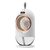 Spray Small Fan Home Mute Usb Small Mini Portable Student Table Office Two-in-one Desktop Electric Fan Dorm Room Charging Refrigeration Cooling Thever Air Conditioning Humidifier 1307T