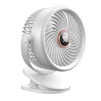 Small fan new office desktop usb charging small student dormitory stroller portable clip fan 1307T