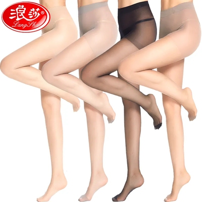 【浪莎正品】丝袜女防勾丝连裤袜