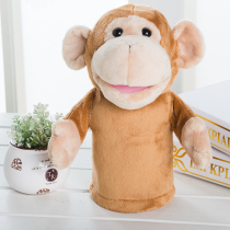 Fox Tiger Lion Elephant Monkey Dog Wolf Hand Puppet Toy Animal Gloves Mouth Can Animate the Glove Doll