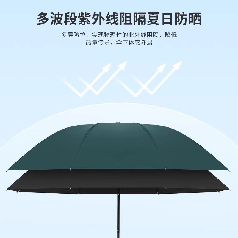 Multifunctional Folding Uv Umbrella for Male and Female Students, Dual-Use for Sun and Rain, Sun Protection, Sunshade, Simple Design Sun Umbrella