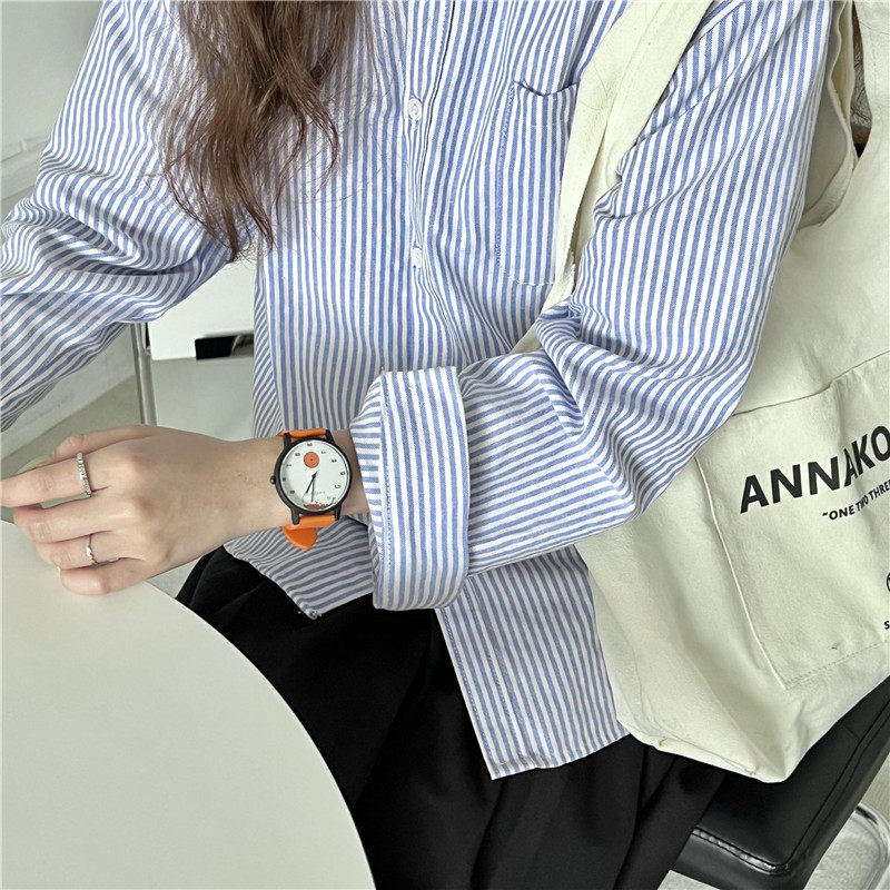 Minimalist Women's Quartz Watch With Silicone Strap For Girls_voghion.com