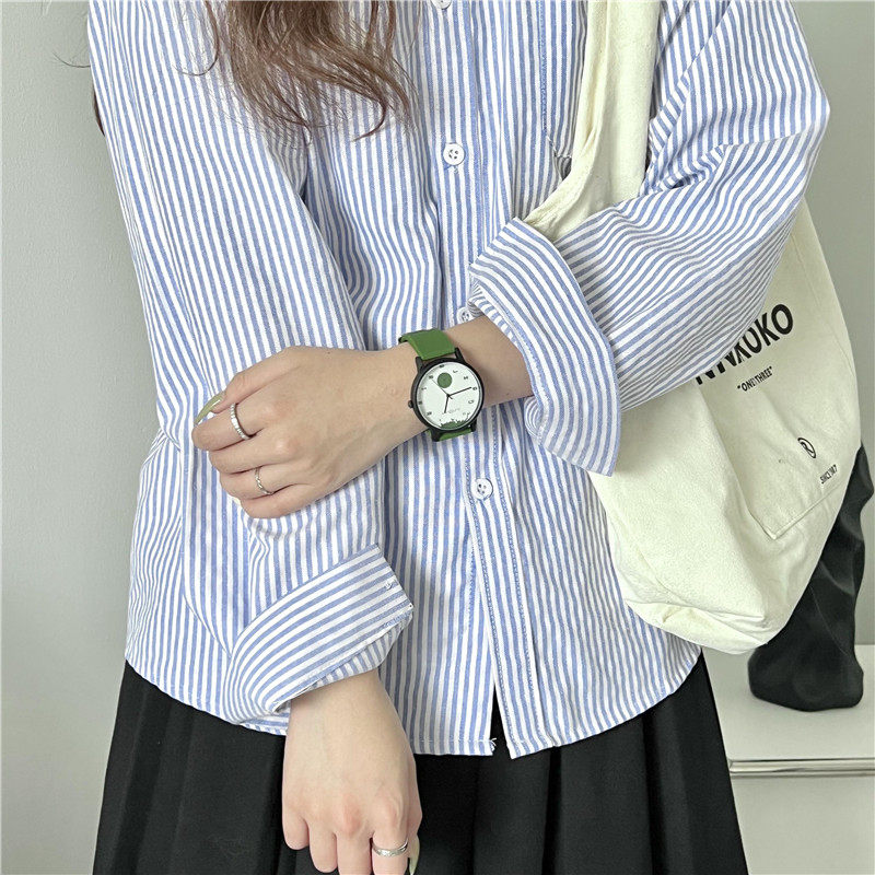 Minimalist Women's Quartz Watch With Silicone Strap For Girls_voghion.com