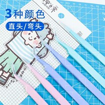 Hand ledger tweezers complete Ins colour Stainless Steel Hand Tent Tweezers Adhesive Tape Stickers DIY Collage RELEASE PAPER