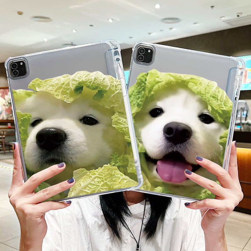 Suitable for iPad mini 6 with pen slot A1550 cartoon cute Mini1 2 3 protective case Xiaomi tablet 5 5Pro drop-resistant mini5 4 silicone A1490 grinding
