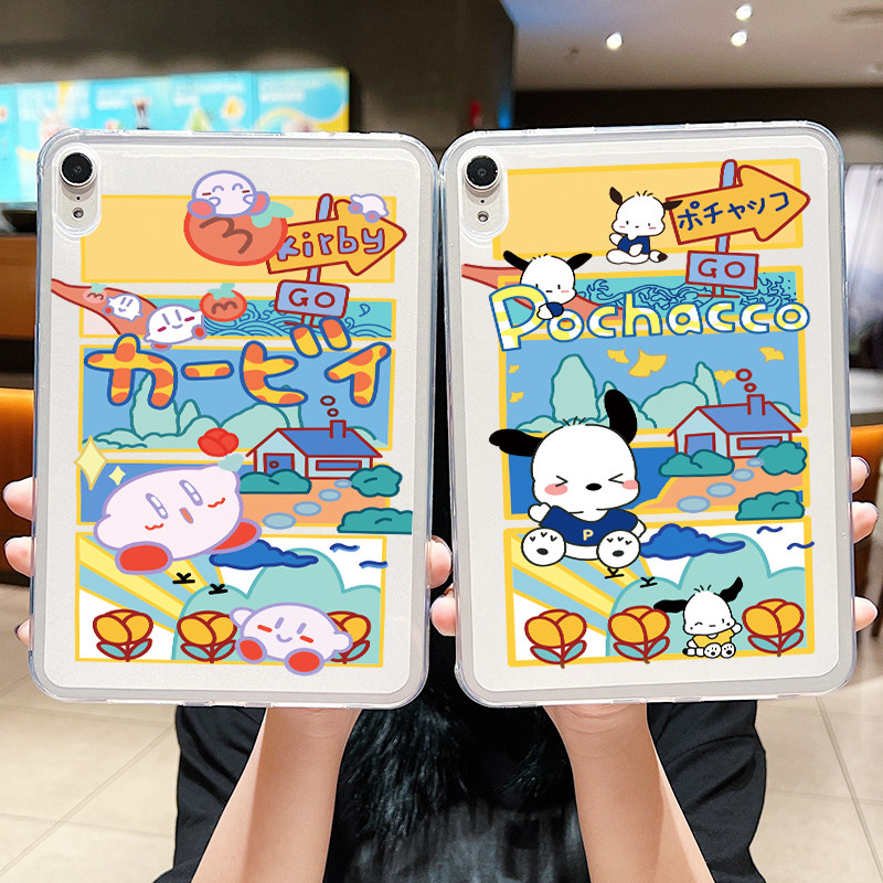Suitable for Honor Tablet 8 All Inclusive 12-inch Transparent Soft Shell Huawei MatepadPro Large Size Tablet Protective Cover Huawei 12 6 Thin Breathable Matte 12-inch Cartoon Cute Protective Cover