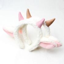 Haoshijia Cartoon Little Sheep Hairband Cute Super Cute Sheep Horn Headdress Animal Style Goat Hairpin Childrens Headwear