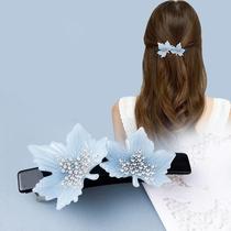 Royal Salsa European and American hair accessories maple leaf hairpin side clip edge card top clip ponytail clip spring clip fashion jewelry