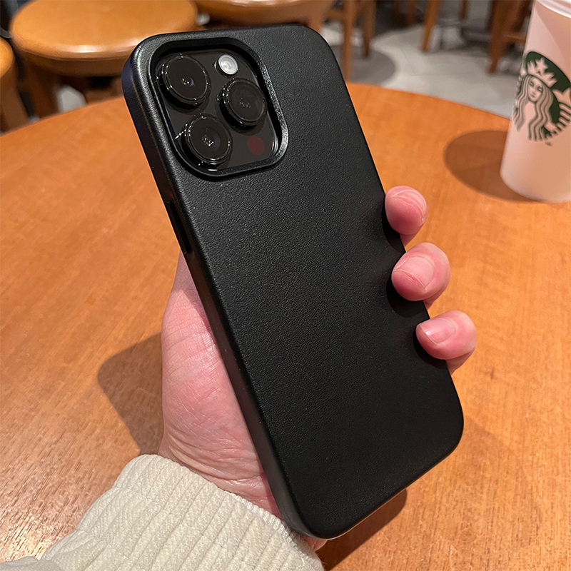 Suitable for Apple 15 Pro Max Phone Case, Genuine Leather, iPhone 14 New Model, Magsafe Magnetic Suction, 17 Protective Case, 13 Pro Full Coverage, Anti-Drop, 16 Luxury, 12 Unisex, Plus High-End Leather Case
