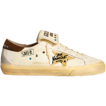(Designers creation) Golden Goose mens and womens Super-Star fold-over tongue dirty shoes